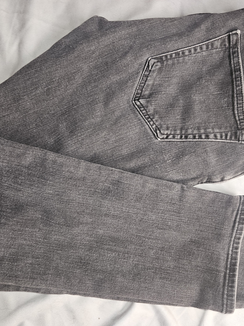 Abercrombie & Fitch  Stretch Grey Straight Jeans